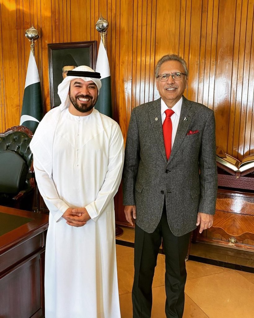 Khalid With The President Of Pakistan