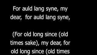 Auld Lang Syne Lyrics